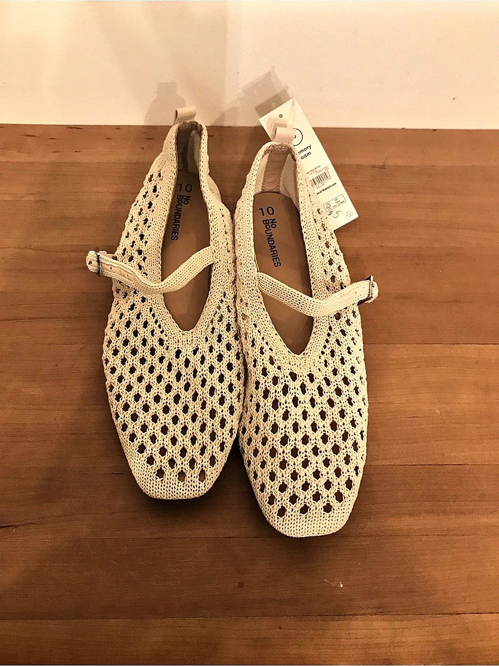 Rothy's The Point Pointed Toe Flats Cream US 10 NWT